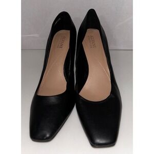 Alfani Tarah Step n' Flex Square Toe Leather Pumps Womens Size 10